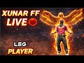 🔴LIVE🔴FREEFIRE GAMPLAY DISABILITY PLAYER 🦵#freefirelive#legplayer#xunarff