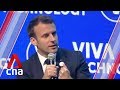 US-China trade war: French President Macron slams it as inappropriate