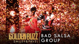 Românii au talent 2023: Bad Salsa a primt Golden Buzz de la Smiley și Pavel Bartoș