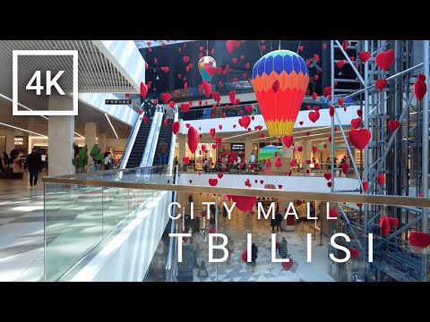 City Mall Walking Tour - Tbilisi / სითი მოლი საბურთალო [4K]