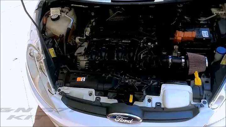 Ford Fiesta MK7 K&N 57i Air Induction Kit Sound Test (Stock VS K&N)