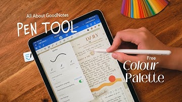 All About the GoodNotes Pen Tool | Save Your Writing Time, Free Colour Palette