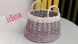 diy|saw a basket in the store and decided to make it myself. It was incredible😍