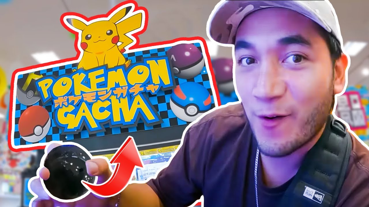 Jugué a una Máquina de GACHAPONES de POKEMON en JAPON 🔥