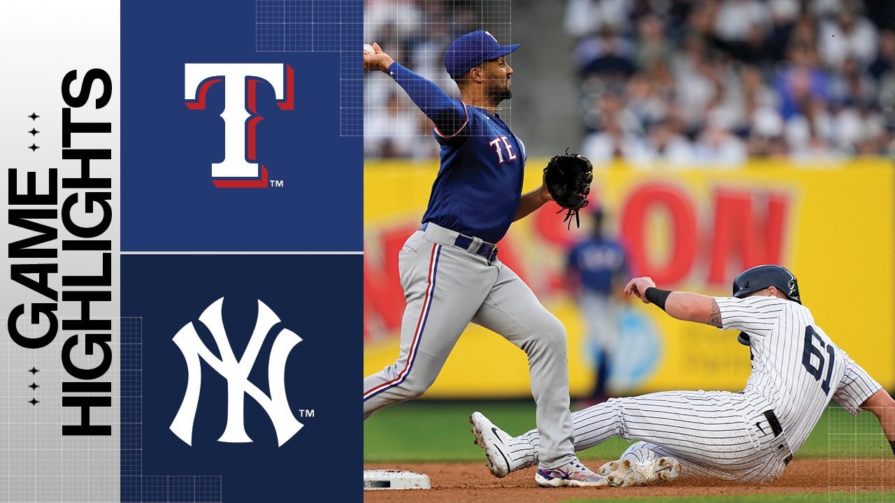 New York Yankees vs Texas Rangers, Game Highlights