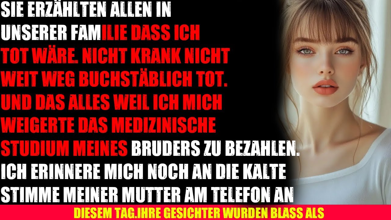 Eltern erklärten mich für tot, weil ich nicht für Bruders Medizinstudium zahlte