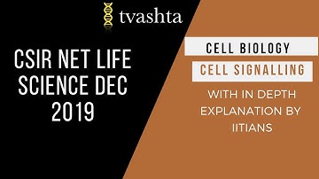 CSIR NET Life Science Dec 2019 Question Explained | Cell Biology | Cell Signalling
