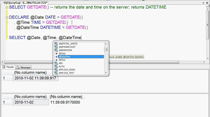 Overview of SQL Server Data Types: Date and Time