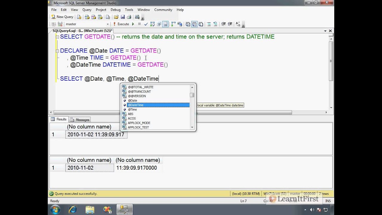 Transact sql