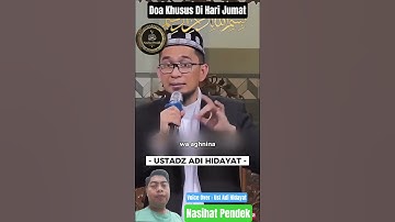 DOA KHUSUS DIHARI JUMAT #shorts #nasihatpendek #ustadzadihidayat