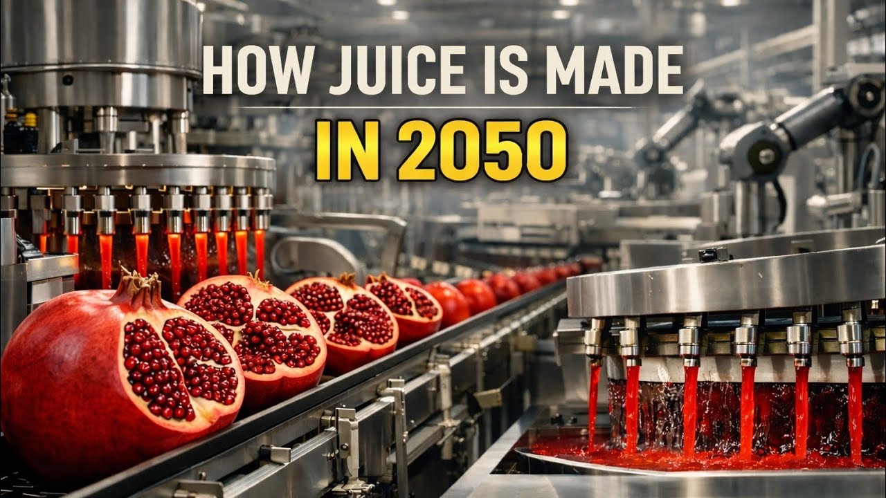 How Juice Is Made in 2050 | Inside a Futuristic AI Juice Factory 