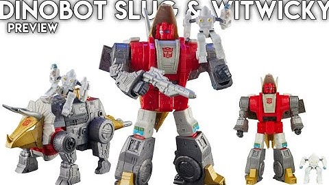 HASBRO Transformers Studio Series 86-07 Movie DINOBOT SLUG & DANIEL WITWICKY Action Figure Preview