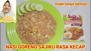 NASI GORENG SAJIKU RASA KECAP. Ternyata hasilnya tidak mengecewakan.