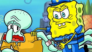 SpongeBob became a Policeman cartoon Story