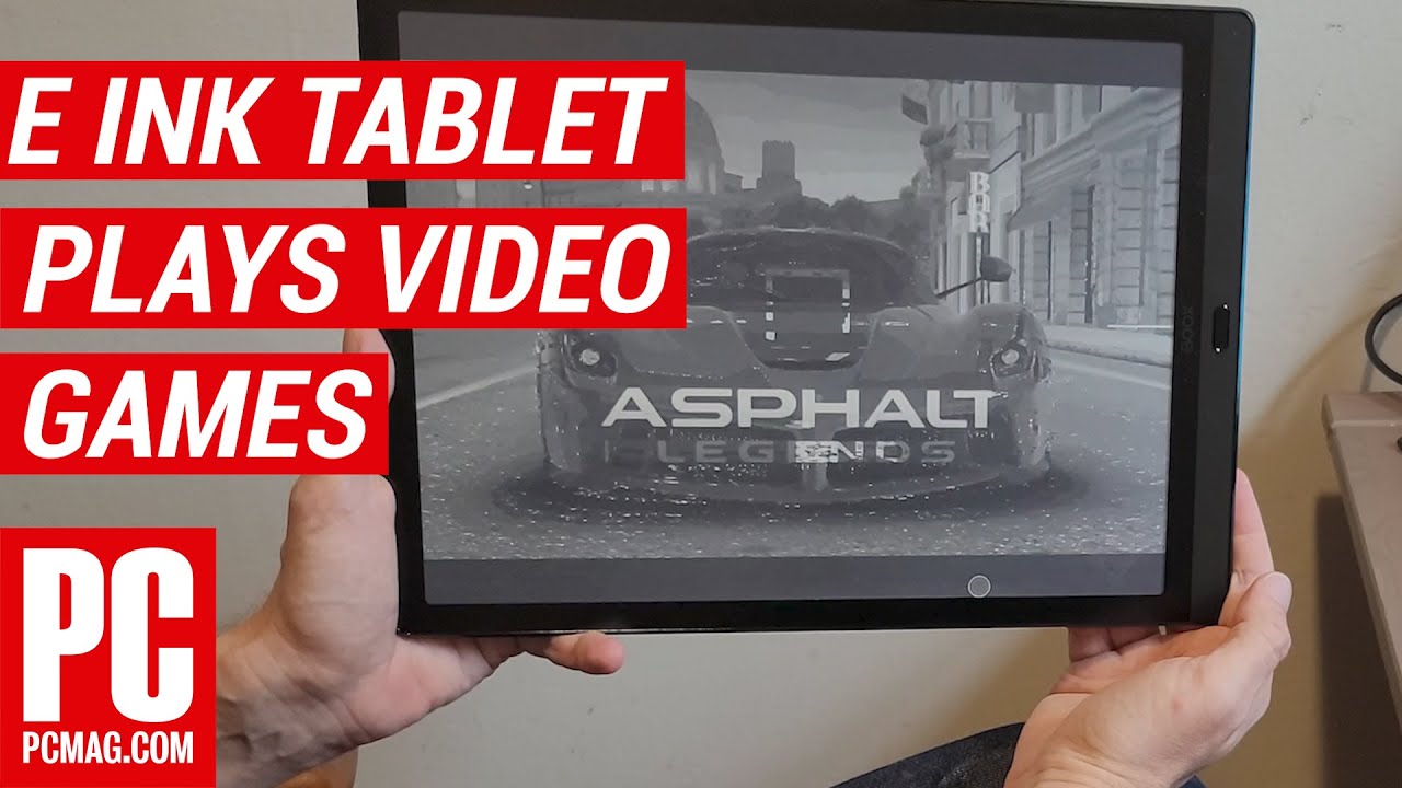 Watch This 13-Inch E Ink Tablet Play Video Games 