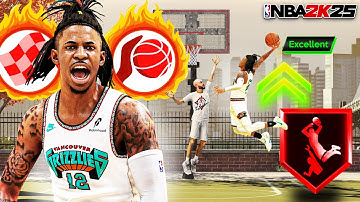 Deze JA MORANT BUILD is OVERPOWERED in NBA 2K25! CONTACT DUNKS + ONBEPERKT BEREIK! beste build 2k25