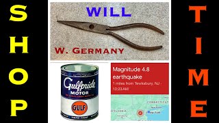 Rarely Seen WILL Ling Nose Pliers from West Germany. New Gulf Oil Sign…