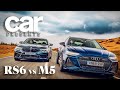 Audi RS6 vs BMW M5 Competition | Twin-Test