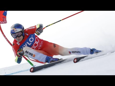 SKI ALPIN - Une grosse course qui n'a pas fait peur à Cyprien Sarrazin : le run de Marco Odermatt