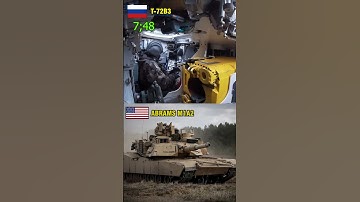 Abrams M1A2 vs T-72B3 reload speed comprasion