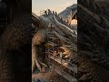 🐉 Workers built this massive dragon statue from scratch. The final reveal is amazing! 🔥 #shorts