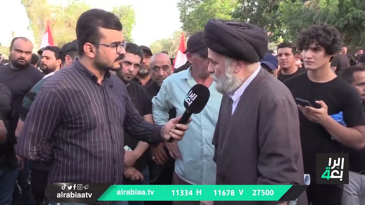 من أمام الجسر المعلق.. القيادي بالإطار التنسيقي جبار المعموري يدعو الصدريين للانضمام لتظاهراتهم