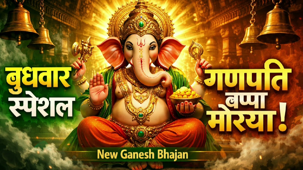 💚 Ganesh Bhajan बुधवार स्पेशल | विघ्न विनाशक देवा | Powerful Bhajan