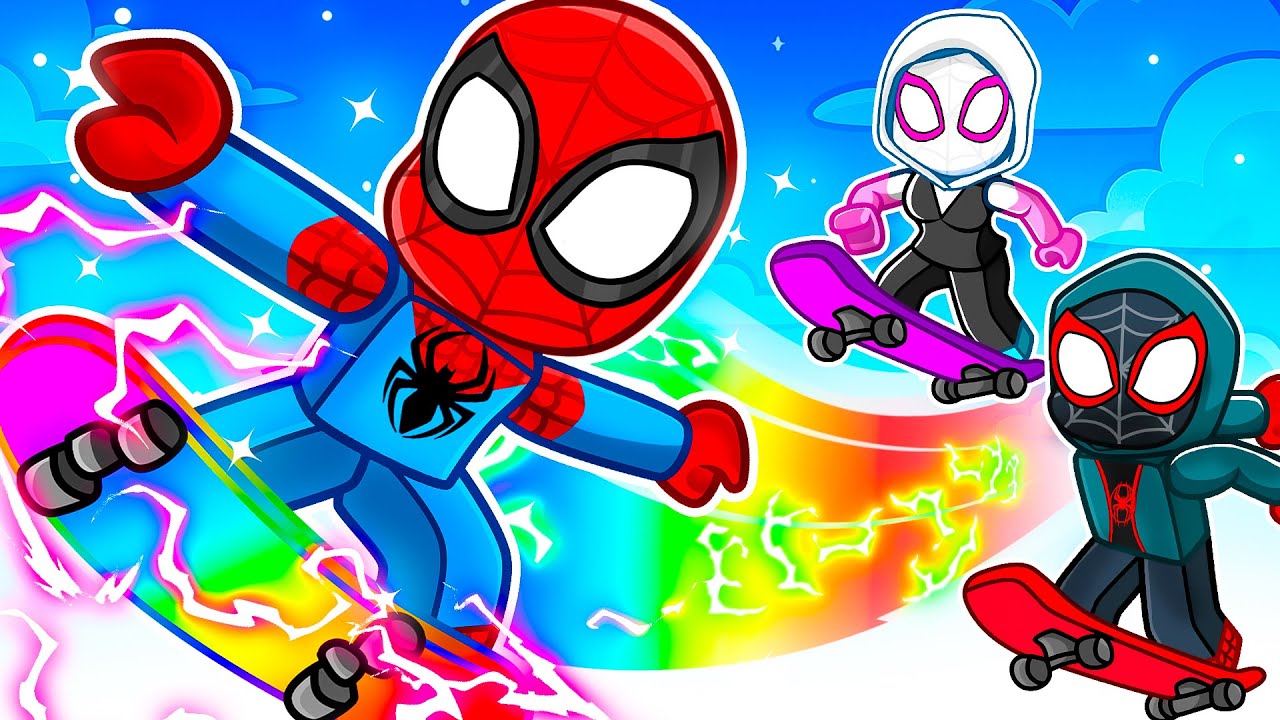 I Pretended to be a NOOB in Roblox SKATEBOARD OBBY, Then Went 100,000 MPH...