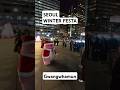 Seoul Light Winter Festival, Gwanghwamun Market. Travel in Korea.