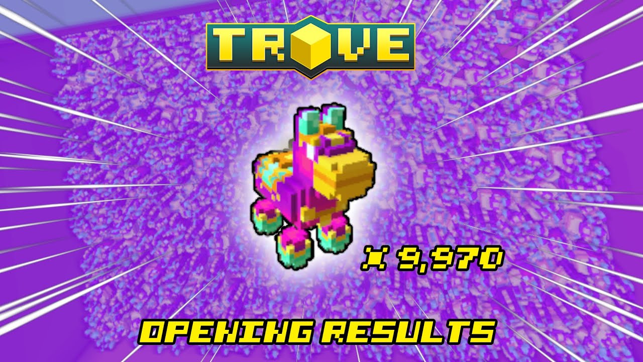 Trove (PTS) : What do I get with 9970 Primal Paragon Piñatas? (Opening  Results) - Video - Trovesaurus