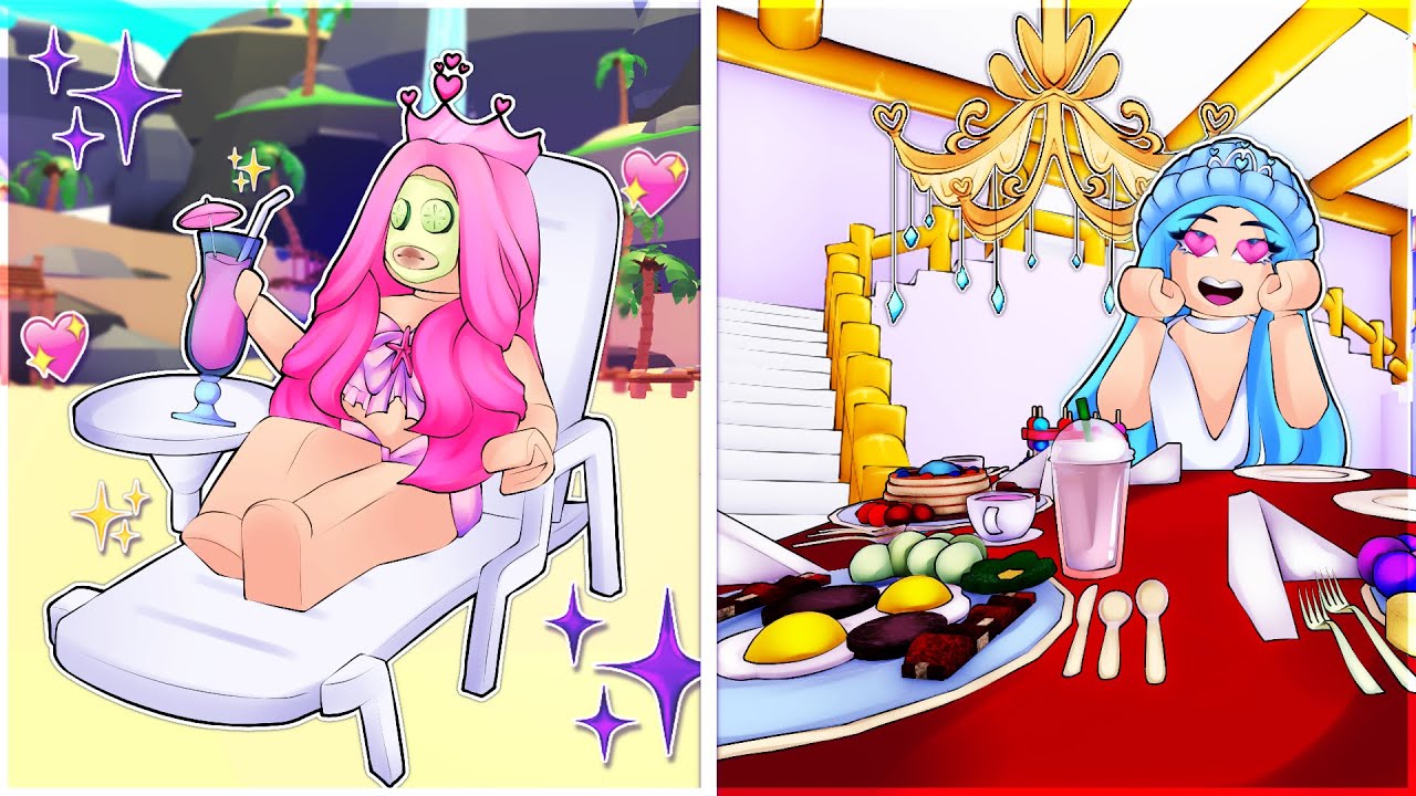 Opposite Twin 5 Star Vacation Routine In Roblox