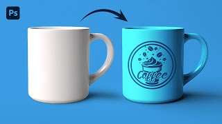 How To Create  Coffee Cup(Mug) Mockup In Photoshop | Color Full Cup Mockup | Photoshop Tutorial