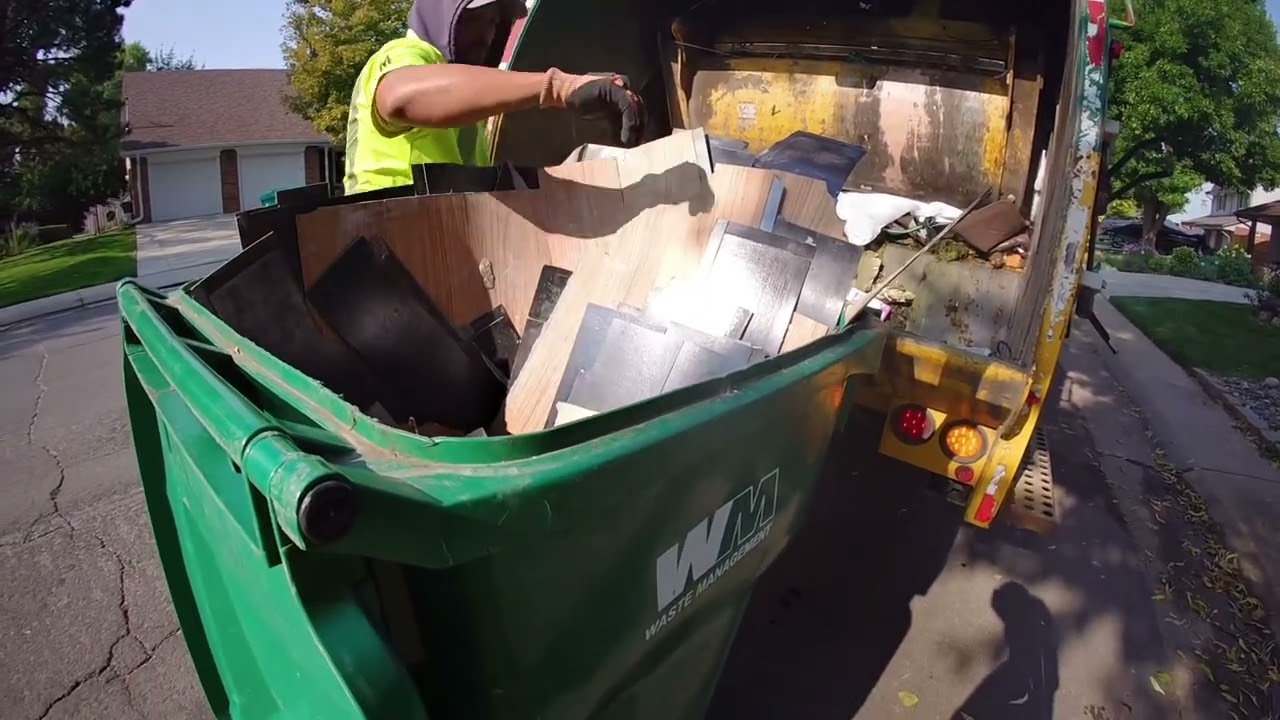 Waste Management on a Heavy Trash Can!