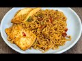 If you have tofu and instant noodles at home, make this easy and delicious fast food!