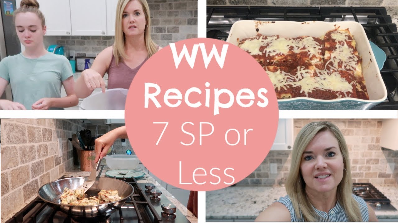 WW Freestyle Meals 7 points and Under