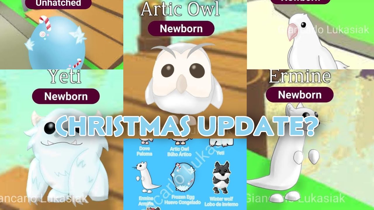 roblox ADOPT ME CHRISTMAS UPDATE?! [ FROZEN EGG? ] YouTube
