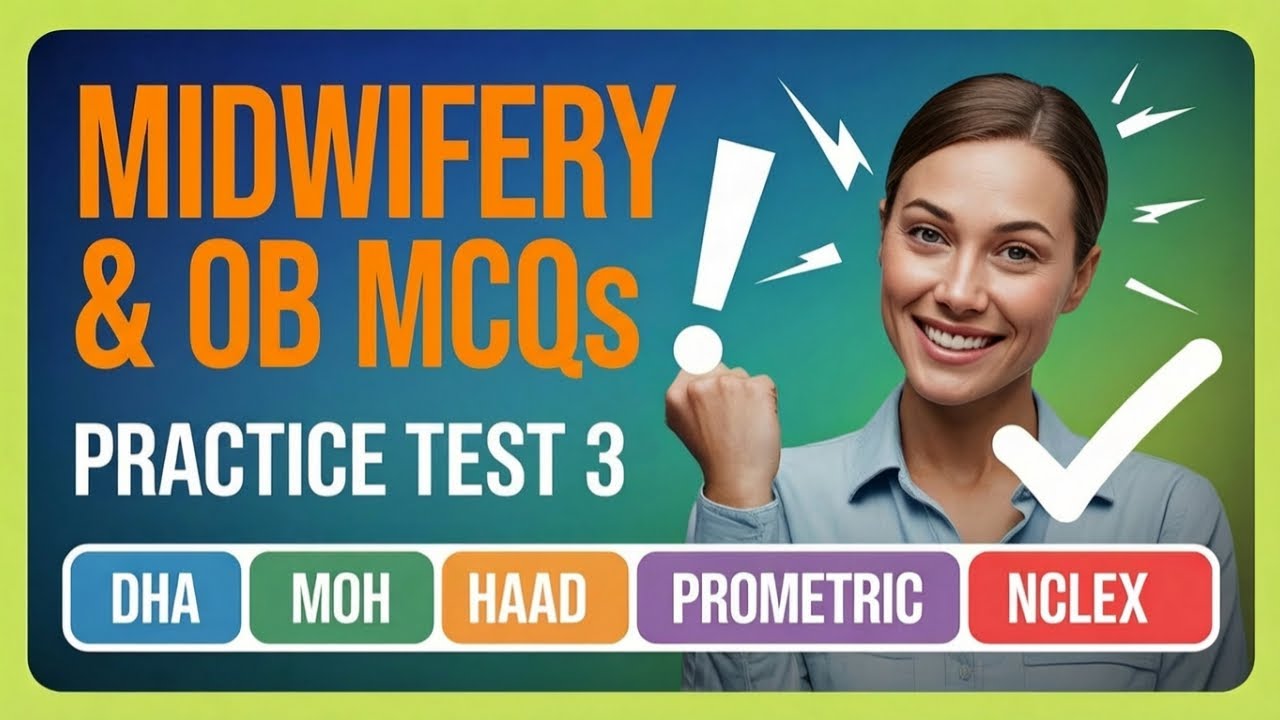 50 вопросов с множественным выбором по акушерству и гинекологии | NCLEX DHA