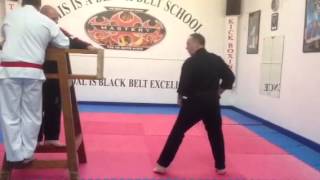 Master Drury 8th Dan Board Break
