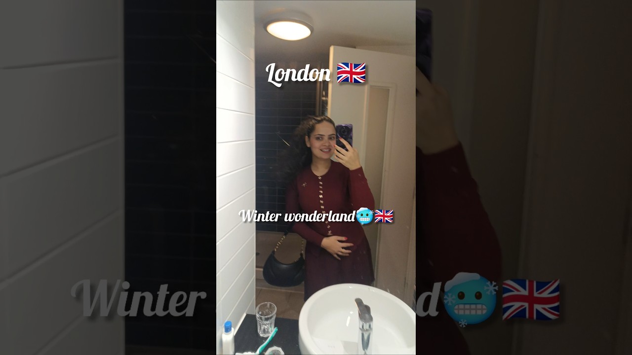 london 🇬🇧 Winter wonderland 🥶|too Cold ❄️