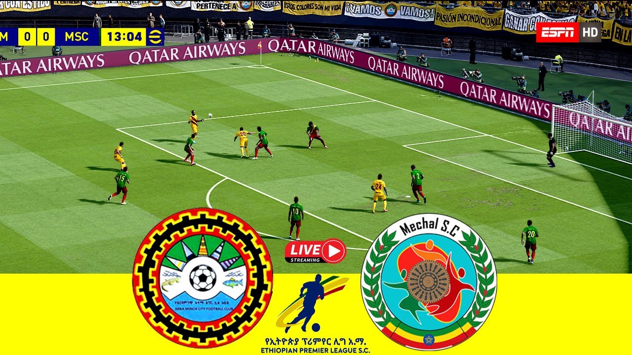 Arbaminch Ketema vs Mechal LIVE Ethiopian Premier League 22/23 Live