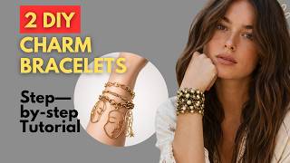 2 DIY Bracelet Designs: Step-by-Step DIY Tutorial. Bracelet Ideas for Beginners Jewelry Tutorials