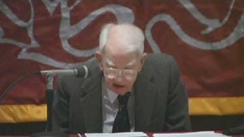 2003 Coase Lecture by Ronald Coase - Part 3/6