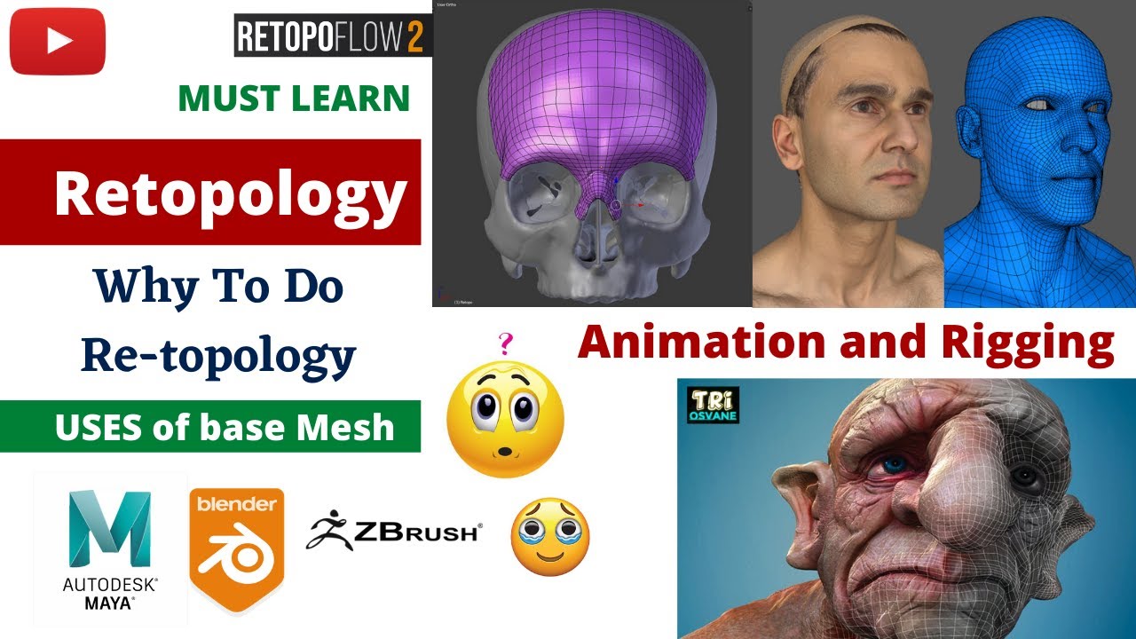 What is Retopology for Beginners in Blender 2.8 - Everything You Need ...