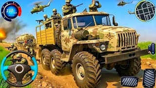 US Offroad Army New Truck Driving Game; Millitty Cargo Truck Driving Games 2026 - Android Gameplay screenshot 2