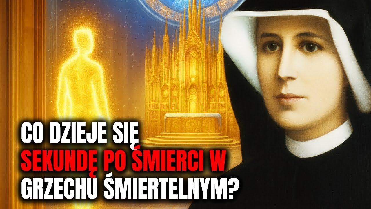 Co dzieje się sekundę po śmierci w grzechu śmiertelnym? (Mało który katolik to wie) – Św. Faustyna