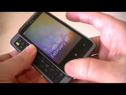 HTC 7 Pro Windows Phone 7 Hardware Tour | Pocketnow