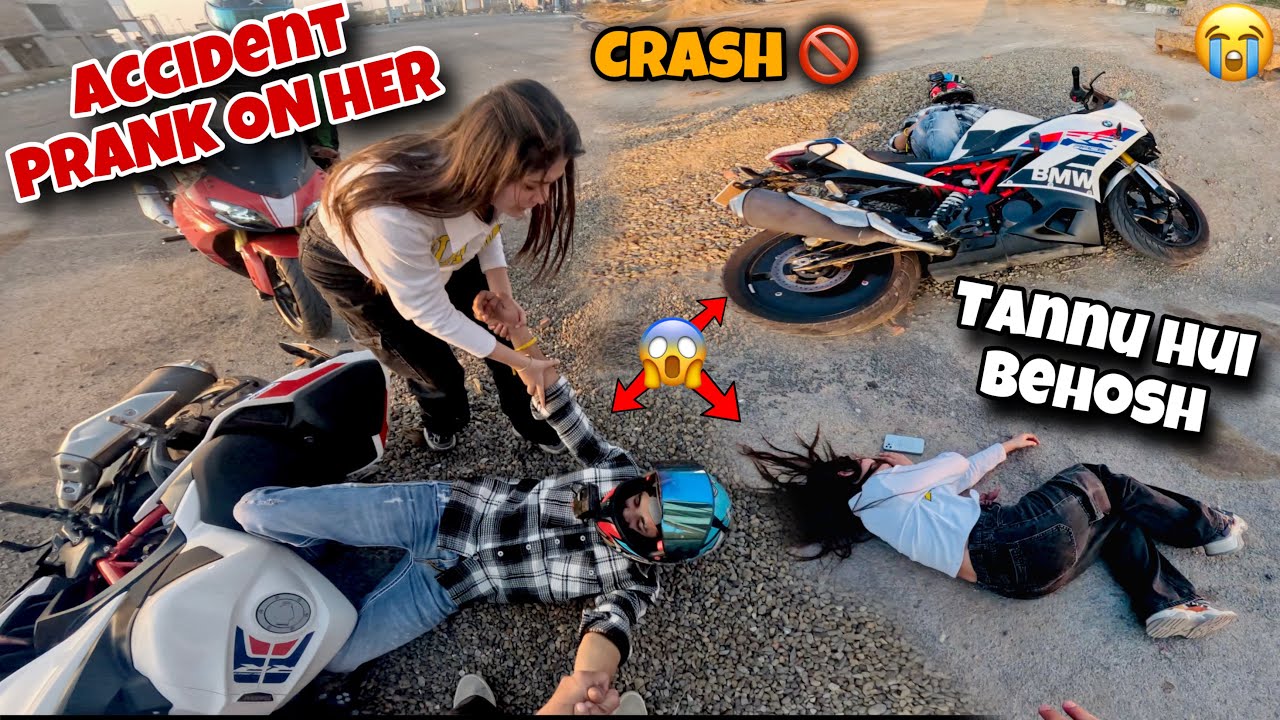 Accident Prank on Tannu 😰 || Yeh Toh Behosh Hogeyi 🤯😵 || Prank Gone Wrong 💔