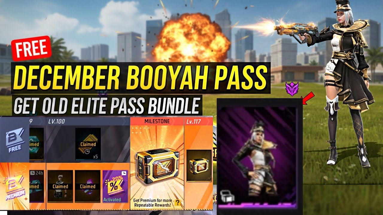 December 2025 🔥 Booyah Pass Full Review | get elite pass bundle Booyah Pass| Free Fire India 