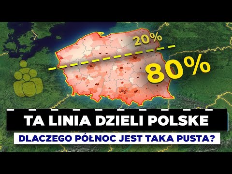 Dlaczego za TĄ LINIĄ żyje tak MAŁO POLAKÓW? - Populacyjna dziura