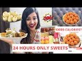 I ATE ONLY SWEET FOODS FOR 24 HOURS *10000 CALORIES*